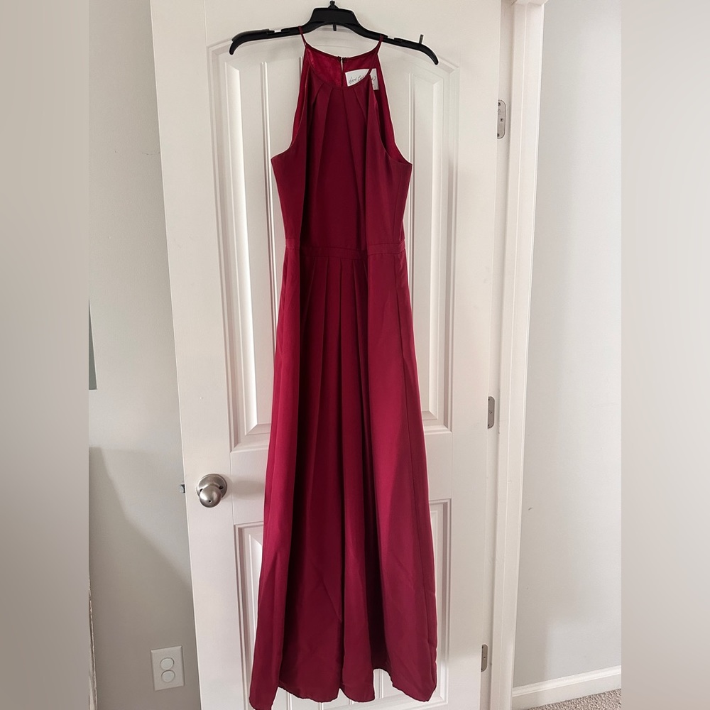 Dove & Dahlia Burgundy Bridesmaid Dress Size 8